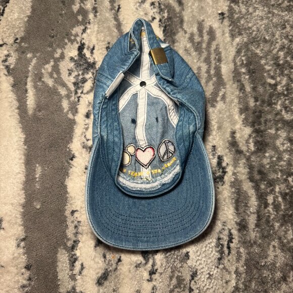 Disney Retro Peace, Love, and Mickey Mouse Denim Hat - Picture 6 of 8